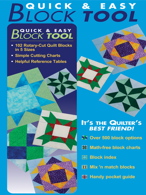 Title details for Quick & Easy Block Tool by Sharyn Craig - Available